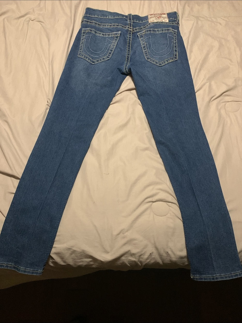 Blue Women's Straight-Leg Jeans